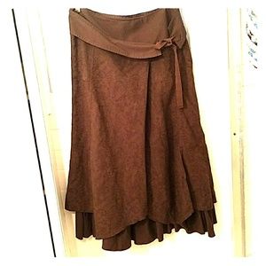 Layered bohemian skirt